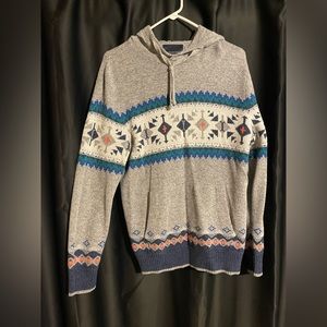 Mens American Eagle Hooded Sweater